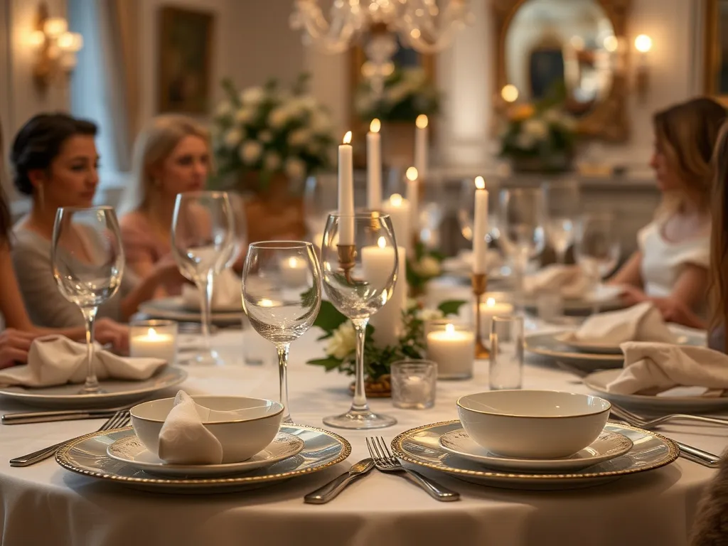 Elegant middagsbord